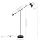 Homeroots 60" Black Swing Arm Floor Lamp With Black Drum Shade 523532 - alternate 7