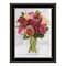 Homeroots Vases with Flowers II 2 Black Framed Print Wall Art 408153 - alternate 1