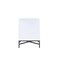 Homeroots 20" X 18" X 26" White And Black Wooden Nightstand 319110 - alternate 5