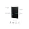 Ghent 1 Door Enclosed Flannel Letter Board, Bronze Aluminum Frame, 3'H x 2'W, Black PB13624B-BK - alternate 2
