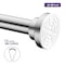 Anzzi 48-88 Inches Shower Curtain Rod with Shower Hooks in Brushed Nickel AC-AZSR88BN - alternate 6