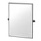 Gatco Elevate 32.5" Framed Rectangle Mirror, Matte Black 4059MXFS - alternate 1
