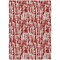 Homeroots 10' X 14' Red And Ivory Abstract Washable Indoor Outdoor Area Rug 602520 - alternate 6