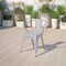 Flash Furniture Contemporary Chair, 21-1/2 in W 19" L 27-3/4" H, Integrated CH-31270-SIL-GG - alternate 8