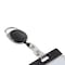 Sicurix Quick Clip Oval ID Badge Reel, Black, 6PK 68754 - alternate 5