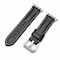 Elegani Leather Band Compatible with Apple Watch 41mm, Blue, Blue/Rose Gold/Yellow Gold Buckle OWLSPAM-BLU-41 - alternate 1
