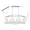 Jonathan Y Pagoda 49" 6-Light Classic Traditional Metal Linear Cage Lantern LED Pendant, Gray/Brass Gold JYL7439F - alternate 13