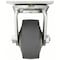 Zoro Select Plate Caster, Swivel, Rubber, 6 1/2"H P21S-PRP050R-14-DL - alternate 2