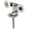 Prime-Line Roller Assembly, 1 in Dia Roller, 1/4 in W Roller, Nylon/Steel, Silver, 2-Roller, 60 lb N 6529 - alternate 5