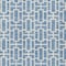 Homeroots 3' X 5' Denim Blue And Ivory Geometric Washable Indoor Outdoor Area Rug 594845 - alternate 7
