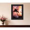 Homeroots Palm Tree Sunset Black Framed Print Wall Art 529591 - alternate 4