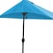 Homeroots 9in Aqua Outdoor Side Wall Umbrella 372308 - alternate 4