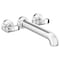 Brizo Kintsu: Two Handle Wall Mount Tub Filler T70406-PCLHP - alternate 2