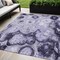 Homeroots 5' X 8' Purple And Lavender Abstract Washable Indoor Outdoor Area Rug 577164 - alternate 1