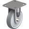 Blickle Rigid Plate Caster, TPR, 5", 275 lb. BKSX-TPA 127KFD-14 - alternate 1