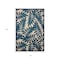 Homeroots 8' X 11' Navy Blue And Ivory Palm Leaf Indoor Outdoor Area Rug 546694 - alternate 8