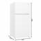 Koolmore 28 In 14 cu ft Top Mount Appartement Refrigerator In White KM-TMR-14-W - alternate 10