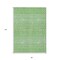 Homeroots 8' X 10' Green And Mint Green Tribal Washable Indoor Outdoor Area Rug 582599 - alternate 7