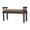 Homeroots 39in Beige and Brown Linen and Solid Wood Upholstered Bench 723435 - alternate 8