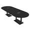 Skutchi Designs Racetrack Conference Table With Power Unit, 48 in W, 144 in L, Black HAR-RAC-48X144-DOU.BK-U999ST19-EBLK - alternate 1