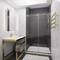 Anzzi Madam Series 48'' by 76'' Frameless Sliding Shower Door in Brushed Gold W/Clear Glass SD-AZ13-01BG - alternate 8