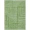 Homeroots 8' X 10' Green And Ivory Geometric Washable Indoor Outdoor Area Rug 600819 - alternate 8