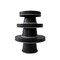 Homeroots Set of Three Black And White Metal Round Cake Stand Risers 636141 - alternate 5