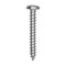 Auveco Slotted Pan Head Tapping Screw 6 x 1in Zinc, 100PK 1455 - alternate 1