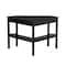Homeroots Black Corner Computer Desk 402032 - alternate 7