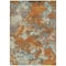 Homeroots 9' X 12' Copper And Orange Abstract Washable Indoor Outdoor Area Rug 609592 - alternate 8