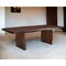 Homeroots 72" Dark Brown Solid Wood Removable Leaf Double Pedestal Base Extendable Dining Table 554341 - alternate 9