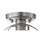 Jonathan Y Alba 8.5" Metal Orb LED Flush Mount, Nickel JYL9515B - alternate 7