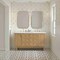 James Martin Vanities Laurent 60 in. Double Vanity, Light Natural Oak, w/ 3 CM White Zeus Quartz Top 545-V60D-LNO-3WZ - alternate 6