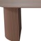 Homeroots 79" Brown Solid Wood Double Pedestal Base Oval Dining Table 720466 - alternate 4