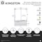 Kingston Brass 60" Acrylic Anti-Skid Alcove Right-Hand Drain Tub with Left Sliding Tub Door, White/Polished Chrome KVTAP6032R22C1 - alternate 4