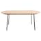 Leisuremod 70.9 in W, 29.5 in L, Manufactured Wood/Steel/Velvet, Natural Wood/Brown TT70-WCNW18-BR - alternate 8