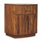 Homeroots 24" Brown Solid Wood One Drawer Nightstand 701715 - alternate 9