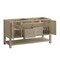 James Martin Vanities Breckenridge 60" Dbl Vanity, Whitewashed Oak, w/3 CM Siberian Silestone Top w/FreePower WirelessCharg 330-V60D-WWO-FSFR - alternate 5