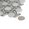 Apollo Tile Silver 11.7 in x 11.9 in Glass Glossy Floor and Wall Mosaic Tile 9.67 sqft/case, 10PK APLAHX8821A - alternate 5