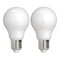 Bulbrite 75-Watt Equivalent A19 Milky Dimmable Decorative Filament LED Light Bulb Warm White, 2PK 861582 - alternate 1