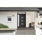 Vdomdoors Front Exterior Prehung Metal-Plastic Door, Manux 8933 Matte Black, Side and Top Sidelite Transom, O MANUX8933EXD-BLK-W30+12xH80+14-RH - alternate 1