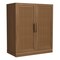 Homeroots 31in Brown Wood Accent Cabinet With Two Doors 691114 - alternate 4