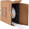 Brady Low Smoke Zero Double Sided PermaSleeve Heat Shrink Tubing, 0.75 in.x 2 in. W, White, 250/RL 2LSZH-750-2-WT - alternate 1