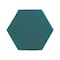 Daltile Mesmerist 4'' Ceramic Hexagon Wall Tile 3.00 SQFT Per Carton, 30PK MM354HEX1P2 - alternate 6