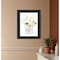 Homeroots Bathroom Flower Ja Black Framed Print Bathroom Wall Art 530064 - alternate 3