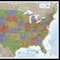National Geographic United States Decorator Map, Enlarged and Laminated, 43.5'' x 30.5'' RE00622084 - alternate 3