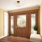 Jonathan Y Marfa 14" 1-Light Modern Farmhouse Schoolhouse Frosted Glass/Metal LED Semi Flush Mount, Oil Rubbed B JYL7517E - alternate 13