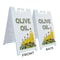 Signmission Olive Oil, A-Frame & 2 Decals Installed, Heavy-Duty Plastic Frame SBHD-D-2436-Olive Oil - alternate 5