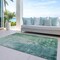 Homeroots 8' X 10' Emerald Abstract Washable Indoor Outdoor Area Rug 608235 - alternate 8