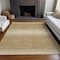 Homeroots 3' X 5' Gold And Beige Abstract Washable Indoor Outdoor Area Rug 599958 - alternate 9